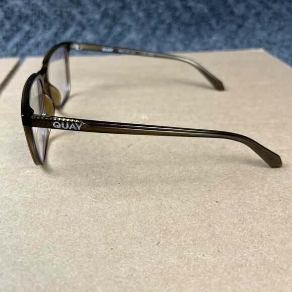 Quay Eyeglasses Frames Only Algorithm Col 333 Brown 56-18-145.    G157 - Picture 3 of 6